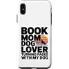 Dog Lover Reading Bookworm Puppy Lovers Custodia per iPhone XS Max Prenota Dog Lover che gira le pagine con il mio cane