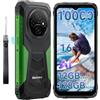 Blackview Fort 1 Rugged Smartphone, Android 15 Celluare Antiurto, Batteria 10000mAh Telefono Indistruttibile, 6.56''HD+, 90Hz, 12(4+8) GB+128GB/2TB TF, IP68/NFC/OTG/Face ID/2 Anni Garanzia