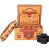 Generico Carboncini Naturali 100% Ecologici per Incenso in Grani e Resine - Lunga Durata, Inodori e a Basso Residuo di Fumo - Ideali per Bakhoor, Meditazione e Aromaterapia - 100 Pezzi da 33mm