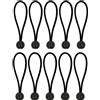 ProPlus Set di corde per fissare le tende da sole ProPlus 365644, corde in gomma con sfera, 15 cm, 10 pezzi.