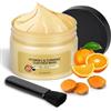 BUTBU Maschera Curcuma Vitamina C, Argilla Maschera Pulizia Profonda Della Pelle, Maschera Idratante, Migliora i Punti Neri, L'acne, le Macchie Scure, Per Uomo e Donna 120 ml
