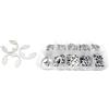 OEM Set di rondelle elastiche, materiali resistenti, applicazioni versatili, acciaio inossidabile 304 585