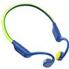 OEM Cuffie da nuoto a conduzione ossea, impermeabili, con luce di sicurezza a LED, blu
