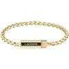 Lacoste Braccialetto a Catena da Uomo Collezione SPELT in Oro Giallo - 2040338, Oro, Braccialetto