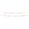 Folat 68285 Ghirlande di lettere Unicorns & Rainbows - 2 pezzi