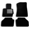 MTC Automotive Tappetini per BMW X3 (F25) dal 2010-2017 e BMW X4 (F26) dal 2014-2018 Su misura, antiscivolo, battitacco in gomma rinforzata, velcro di fissaggio