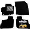 MTC Automotive Tappetini Mitsubishi Space Star II 2013-2017, su Misura, Set 4 Pezzi | Tappetini Auto in Moquette Nera, Battitacco in Gomma Rinforzata, Bottoni di Fissaggio, Antiscivolo