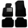 MTC Automotive Tappetini per BMW Serie 3 F30 (Berlina) / F31 (Touring) dal 2012-2019 Su misura, antiscivolo, battitacco in gomma rinforzata, velcro di fissaggio
