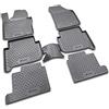 ELEMENT Set di Tappetini Auto in Gomma TPE 3D per VOLKSWAGEN Touran (I, II) | 2003-2015 | 7 posti | Tappetini Auto Originali 100% Adatti, Tappetini Gomma Auto Antiscivolo Premium