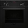 Siemens HB013FBB1, iQ100, forno da incasso, display LED e orologio elettronico, aria calda 3D, riscaldamento rapido, sicurezza bambini, 60 x 60 cm, acciaio inox, nero