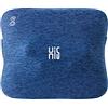 Hi5 Bravo Shiatsu - Cuscino massaggiante con funzione termica, spegnimento automatico, lavabile, per spalle, collo, schiena e gambe, blu scuro