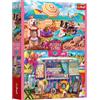 Trefl - Puzzle 2 in 1: Holiday Time - 2 x 500 pezzi - Set di due puzzle, fai da te, intrattenimento creativo, per adulti e bambini dai 10 anni in su