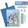 KIDS EUROSWAN SL Set di cancelleria blu paraurti in sacchetto riutilizzabile