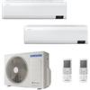 Samsung Climatizzatore Windfree Avant Dualsplit Inverter 9+12 BTU con AJ040TXJ2KG/EU R32 Wifi GARANZIA ITALIA
