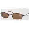 Big Wave Occhiali Da Sole Vintage Big Wave Titan 736/3 Marrone Unico Raro 52-21-140mm