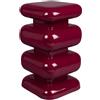 Dutch Bone DutchBone Tavolino Laterale Stubby - Bordeaux Ø 29 x H 49 cm
