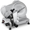 VEVOR Affettatrice Elettrica per Carne, Affettatrice per Prosciutto 320 W Spessore di Taglio Regolabile da 0-15 mm, Lama in Acciaio al Carbonio 300 mm, Salsicce Pane Formaggio Salumi Prosciutto