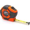 Lufkin PHV1034DMN - Metro a nastro ad alta visibilità, 19 mm (3/4) x 4 m, arancione P1000, nero