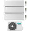 Hisense Climatizzatore Energy Pro X Trial Split 9+9+9 con 3AMW72U4RJC Inverter Wi-Fi R-32 Classe A++ ,