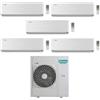 Hisense Climatizzatore Energy Pro X Penta Split 9+9+9+9+9 con 5AMW125U4RTA Inverter Wi-Fi R-32 Classe A++ ,