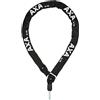 AXA ULC 130 Catena da infilare per serrature a telaio - Lunghezza 130 cm - Catena in acciaio temprato 5,5 mm - Nero