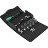 Wera 8100 SA 13 Set di chiavi a cricchetto Zyklop Comfort, leva di inversione, attacco 1/4, metrico, 15 pezzi