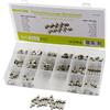 SeKi Fusibili in vetro, 160 pezzi, 5 x 20, assortimento da 160 pezzi, 16 tipi Flink + 8 fusibili lenti, 0,8 A, 1,25 A, 1,6 A, 2 A, 2,5 A, 3,15 A, 4 A e 6,3 A, scatola
