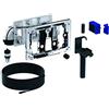 Geberit DuoFresh 115050211 - Modulo di scarico WC con azionamento automatico, cromato lucido