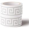 VisitRyl Bordi per Carta da Parati Adesivi Wanzi Grigio Chiaro B 15cm X 500cm Design Decorativo