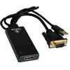 TERRA Adattatore Terra Vga Hdm audio USB Tipo A Nero