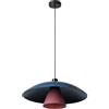 OSRAM Lampada a sospensione DECOR Flying Mushroom E27 Blu/Rosa 500mm, lampada a sospensione, Metallo, con colori a contrasto