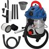 Dedra Aspirapolvere a umido/secco DED6597, 1600 W, 5 in 1 - gesso/cenere/funzionamento a secco/umido/ventilatore, filtro vibrante