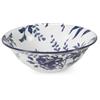 H&H Set 6 Coppe Catherine 12,5 cm - Porcellana Decorata Blu Stile Floreale Inglese, Ciotole per Dessert e Snack, Lavastoviglie e Microonde