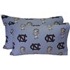 College Covers Everything Comfy North Carolina Tar Heels coppia di federe - tinta unita (include 2 federe standard)