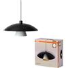 OSRAM Lampada a sospensione DECOR Flying Mushroom E27 Nero/Bianco 500mm, lampada a sospensione, Metallo, elegantemente senza tempo