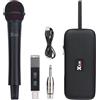 Xvive - M5 Sistema microfono wireless Handheld a capsule intercambiabili