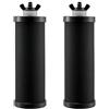 VEVOR Filtro dell'Acqua di Ricambio Elementi di Pulizia Filtro di Ricambio, 2 Filtri Carbone Attivo, Sostituzione del Sistema Filtro Acqua Gravità, Compatibile Maggior Marche Facilmente Sostituibile