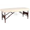 Master Massage Equipment Master Massage - Lenzuolo in flanella, per lettino da massaggio, misura unica, colore naturale, 100% cotone