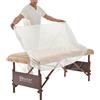 Master Massage Equipment Master Massage - Lenzuolo usa e getta in tessuto non tessuto (10 pz/confezione), copertura per lettino da massaggio, trattamento