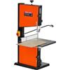 VEVOR Troncatrice a Nastro da Banco Motore Potenza Nominale 373W Larghezza di Taglio max. 254mm, Altezza di Taglio max. 160mm con Luce di Lavoro LED per Lavorazione Legno