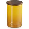 LE CREUSET BARATTOLO IN GRES VETRIFICATO CON COPERCHIO IN LEGNO NECTAR