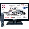 Does not apply ® 16" Smart TV (Webos) 12V Full HD LED 230V 24V Triplo Sintonizzatore: Satellita