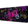 Cartemagic Tappetino Riftbound League of Legends Playmat Jinx 60x30cm