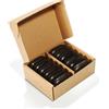 Master Massage Equipment Master Massage Set di pietre di basalto medie, ovulare, in pietra di basalto, 6,4 x 4,6 x 1,8 cm, 100% pietra naturale