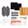Kit per la pulizia delle carte collezionabili, pinzette e accessori per