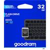 Goodram Pendrive UPI2 32GB USB MINI 2.0 blk - retail blister - UPI2-0320K0R11