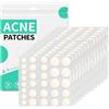 Home Holic Patch Brufoli Cerotto Brufoli Idrogel Pimple Patch Giorno e Notte Della Acne Patch 2-In-1 Cerotti Per Brufoli Impermeabile e Traspirante Invisibile Cerotti Brufoli Viso (300pcs)
