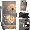 PHINIENLAND Cover per Google Pixel 7A Case PU Pelle Custodia [Kickstand] [Chiusura magnetica] [Slot per Schede], Portafoglio Flip Custodia per Pixel 7A,Dente di leone
