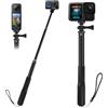 CKDSA 92 cm allungabile impermeabile selfie stick per GoPro Hero 13 12 11 10 9 Max DJI Osmo 360 Action 5 Pro 4 3 Insta360 X5 X4 X3 Ace Alloy Handheld Pole Stick Monopod Action Cam subacquea Accessori