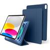 elago Custodia Folio Magnetica per iPad (A16), iPad 10a Generazione [10.9 pollici] - Piastra Posteriore Attaccabile ai Materiali Metallici, Compatibile con Apple Pencil (Blue)